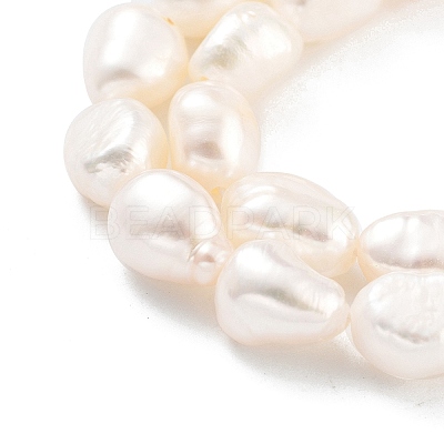 Natural Cultured Freshwater Pearl Beads Strands PEAR-P062-28I-1