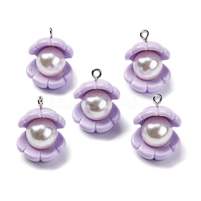 Opaque Resin Pendants RESI-P043-01P-08-1