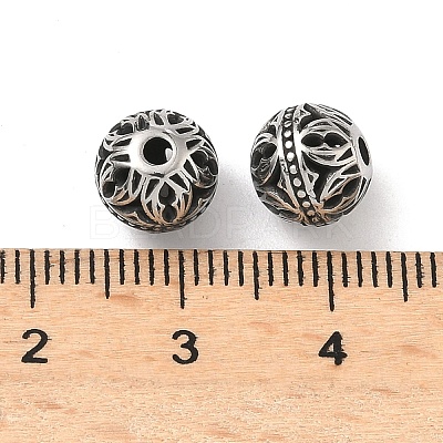 Retro 316 Surgical Stainless Steel Beads STAS-L307-17AS-18-1