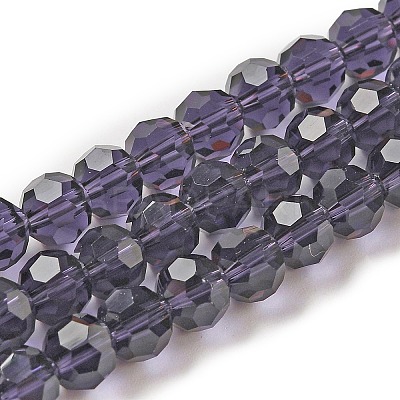 Transparent Glass Beads EGLA-A035-T6mm-D15-1