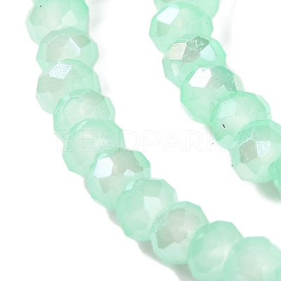 Baking Electroplate Glass Beads Strands DGLA-A039-J4mm-B07-1