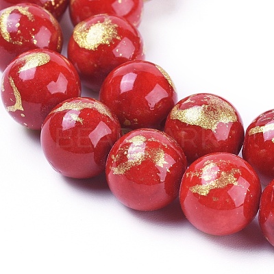 Natural Mashan Jade Beads Strands G-F670-A14-8mm-1