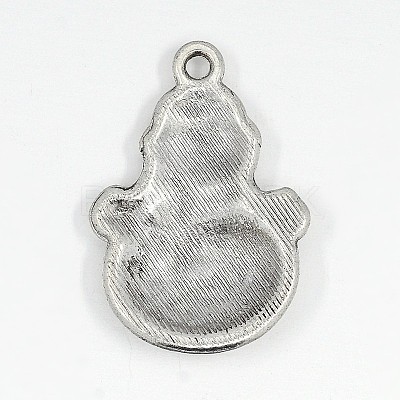 Tibetan Style Lovely Snowman Alloy Charms X-EA314Y-1