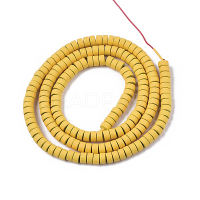 Spray Painted Non-magnetic Synthetic Hematite Beads Strands G-R468-04-11-1