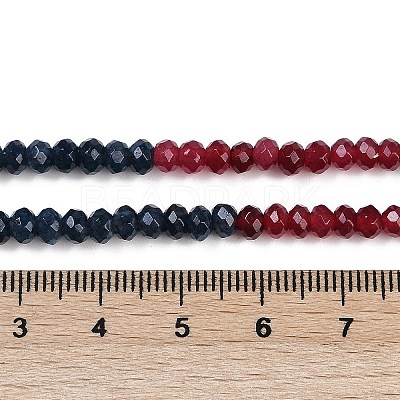 Gradient Color Natural White Jade Beads Strands G-Z069-01H-1