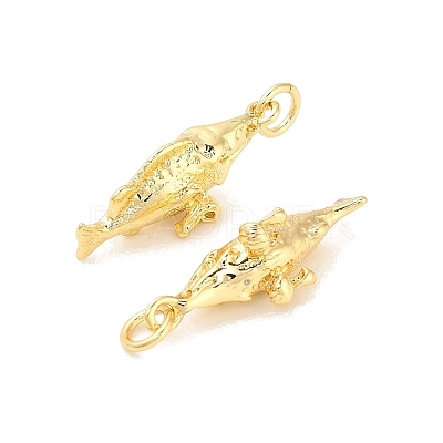 Brass Pendants KK-C144-01G-1