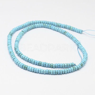 Natural Howlite Beads Strands TURQ-P027-07-1