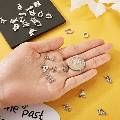 Alloy Rhinestone Charms ALRI-T008-01P-1