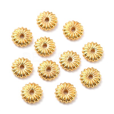 Rack Plating Alloy Beads PALLOY-Z013-22G-A-RS-1