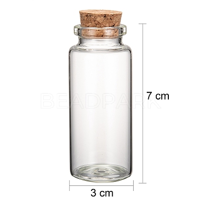 Glass Jar Glass Bottles Bead Containers LS-AJEW-S074-02G-1