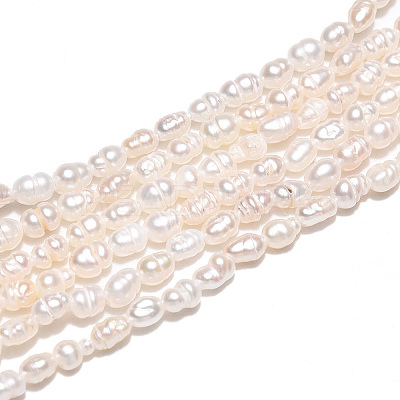 Natural Cultured Freshwater Pearl Beads Strands PEAR-N012-02X-1