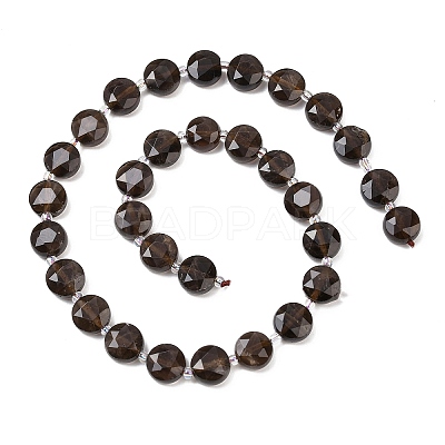 Natural Smoky Quartz Beads Strands G-F812-C04-01-1