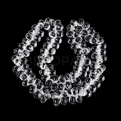 Transparent Glass Beads Strands X-GL-N005-02A-A01-1