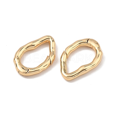 SHEGRACE Brass Spring Gate Rings XGRQ58793-761G-1