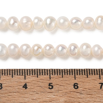 Natural Cultured Freshwater Pearl Beads Strands PA-CBAC463-08-1