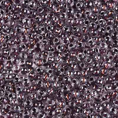 6/0 Transparent Inside Colours Glass Seed Round Beads X1-SEED-N006-004N-1