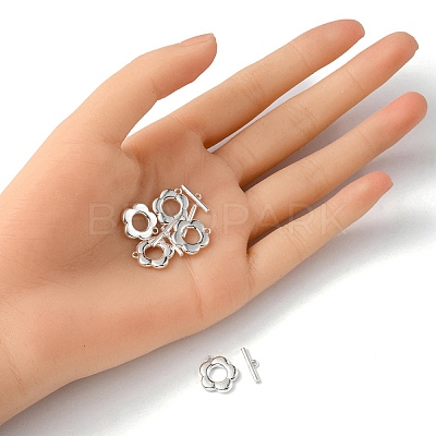 Alloy Toggle Clasps FIND-YW0002-23MS-1