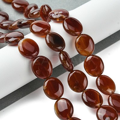 Natural Carnelian(Dyed & Heated) Beads Strands G-K365-B01-02-1