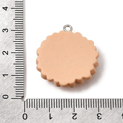 Opaque Resin Pendants RE-CBA3571-02-1