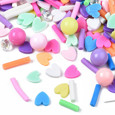 Handmade Polymer Clay Cabochons CLAY-N006-85-1