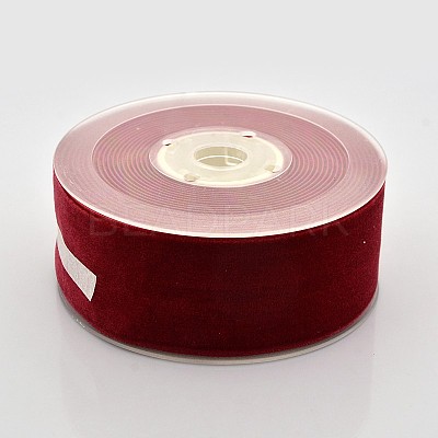Polyester Velvet Ribbon for Gift Packing and Festival Decoration SRIB-M001-38mm-260-1