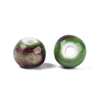 Vintage Handmade Porcelain Beads PORC-Q006-13A-18-1