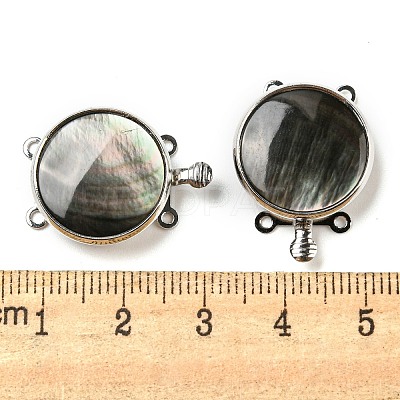 Black Lip Shell Box Clasp G-C104-06C-P-1