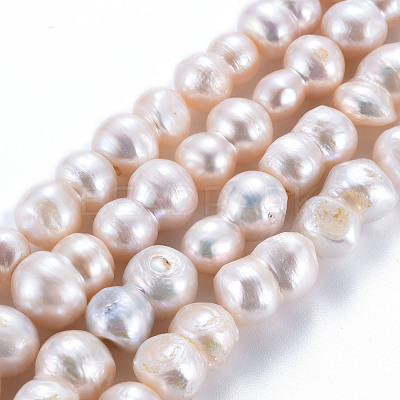 Natural Keshi Pearl Beads Strands PEAR-S020-O01-1