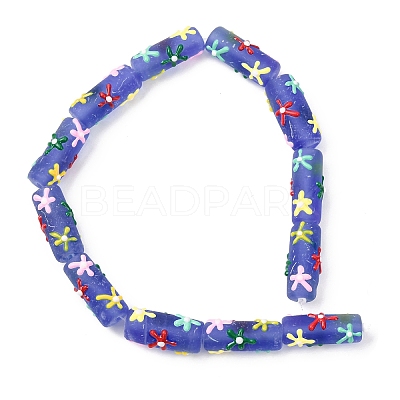 Handmade Lampwork Enamel Beads LAMP-B051-01G-1