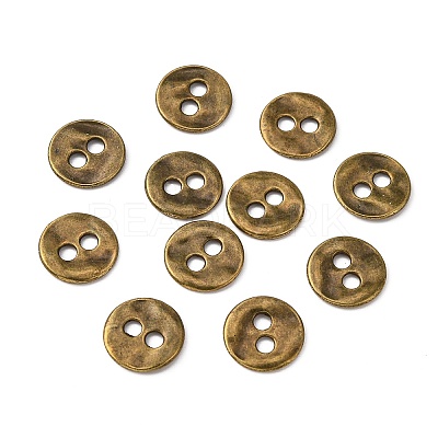 Tibetan Style Buttons TIBE-R178-AG-LF-1