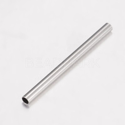 Tarnish Resistant 304 Stainless Steel Tube Beads STAS-G071-34P-1