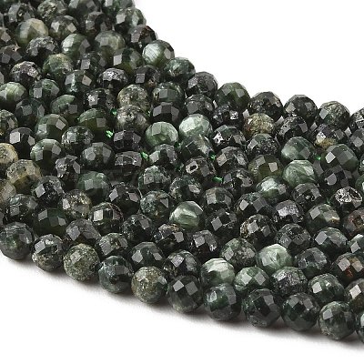 Natural Seraphinite Beads Strands G-K376-A02-5mm-1