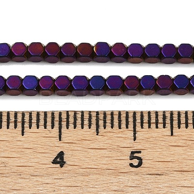 Electroplate Non-magnetic Synthetic Hematite Beads Strands G-I175-09E-1
