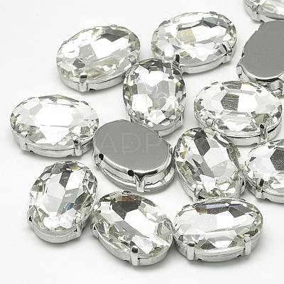 Sew on Rhinestone RGLA-T091-6x8mm-01P-1
