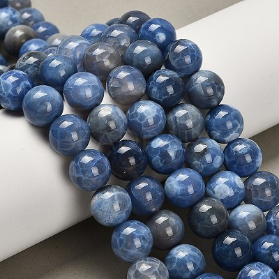 Dyed Natural Agate Beads Strands G-G203-10M-12mm-1