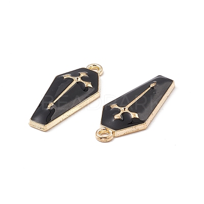 Alloy Enamel Pendants X-ENAM-H039-10G-B-1