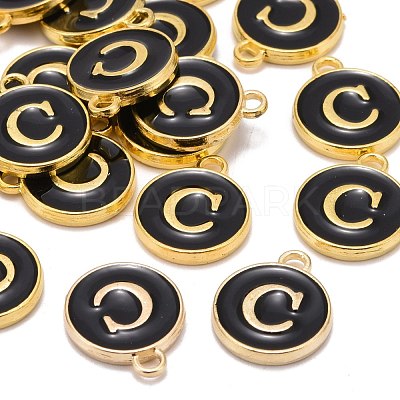 Golden Plated Alloy Charms ENAM-S118-02C-1