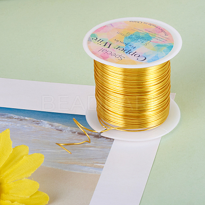 Round Copper Beading Wire for Jewelry Making YS-TAC0004-0.8mm-03-1