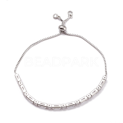 Cubic Zirconia Classic Tennis Bracelets for Girl Women BJEW-F417-06P-RS-1