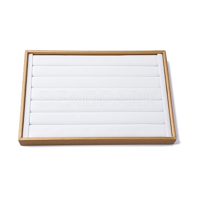 Imitation Leather Jewelry Ring Organizer Display Trays CON-G023-15-1