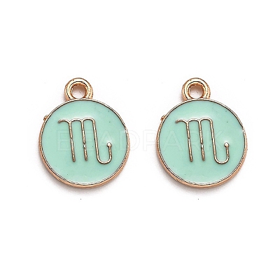 Alloy Enamel Pendants ENAM-S124-01A-15L-1