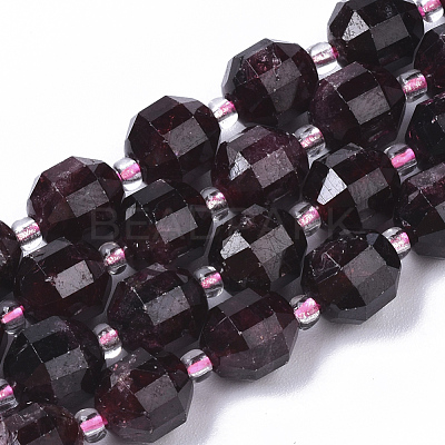Natural Garnet Beads Strands G-R462-02-1