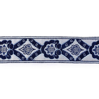 Flat Chenille Jacquard Woven Ribbons SRIB-XCP0001-17C-1