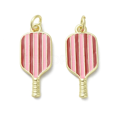 Brass Enamel Pendants KK-D384-01G-04-1