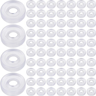120Pcs Silicone Clip on Earring Pads FIND-SP0001-02-1