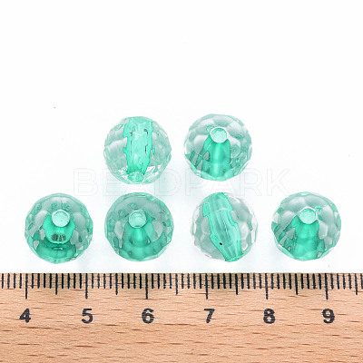 Transparent Acrylic Beads TACR-S154-10A-68-1