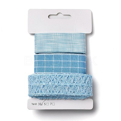 9 Yards 3 Styles Polyester Ribbon SRIB-A014-E11-1