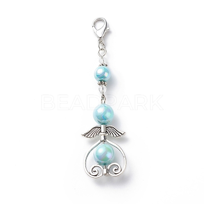 Angel Clip-on Charms HJEW-JM00748-1