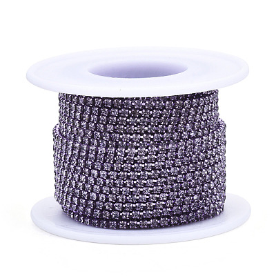 Electrophoresis Iron Rhinestone Strass Chains CHC-Q009-SS6.5-B13-1