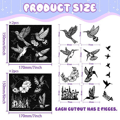 Silhouette Paper AJEW-WH0529-018-1
